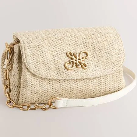 Raffia Cross-Body Bag