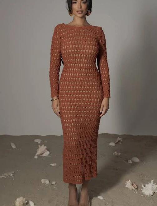 JLUXLABEL Serene Wonders Crochet Dress