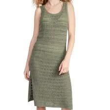 Old Navy Womens Crochet Sleeveless Tank Midi Dress Cover Up Norfolk Pine Sz XXL