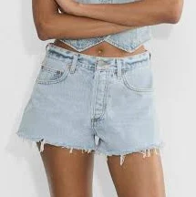 Denim Forum Women's Ex-Boyfriend Hi-Rise Denim Shorts