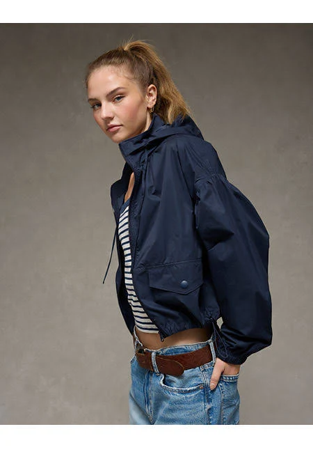 AE Women's Cropped Windbreaker Jacket