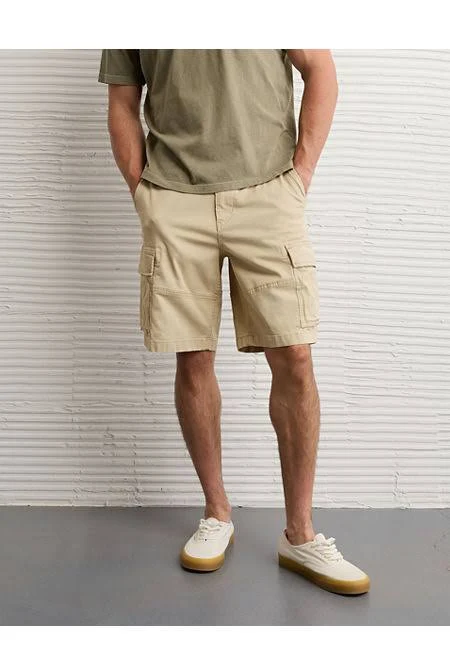 AE Men's 10" Flex Lived-In Cargo Shorts
