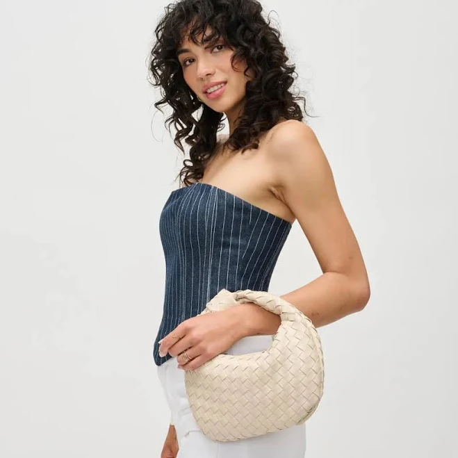 Lilla Cavallo Tracy Woven Clutch