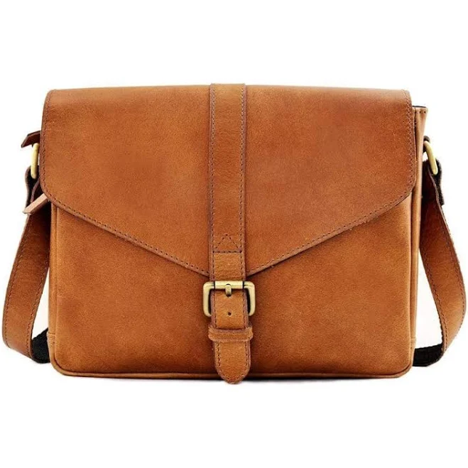 The Leather Farm Full Grain Leather Crossbody Bag