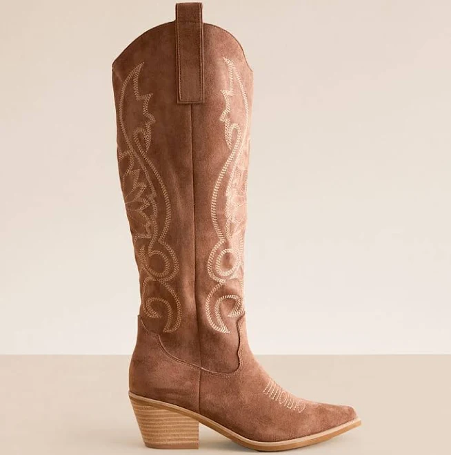Mi.Im Women's Ivy Western Cowboy Boots with Buckle