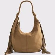 Abercrombie & Fitch Women's Fringe Boho Bag