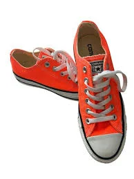 Unisex Converse CTAS OX Bright Neon Orange Low Sneakers 152810F Size 5M 7W