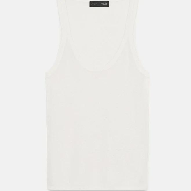 Zara Fine Knit Sleeveless Top