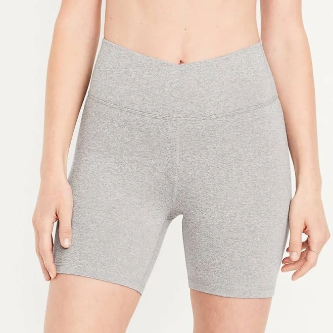 Old Navy Women's Extra High-Waisted Cloudcomfy Biker Shorts