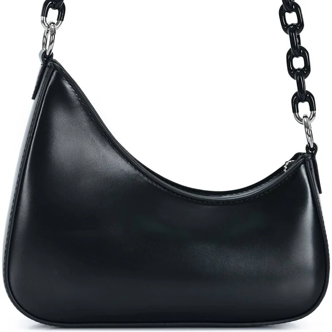 Selma Chain Handle Asymmetric Shoulder Bag