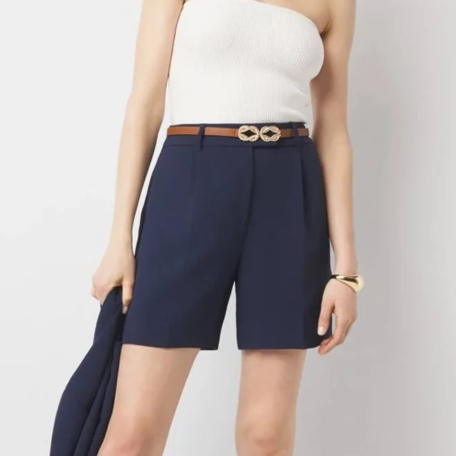 White House Black Market Women's High-Rise Tailored Shorts