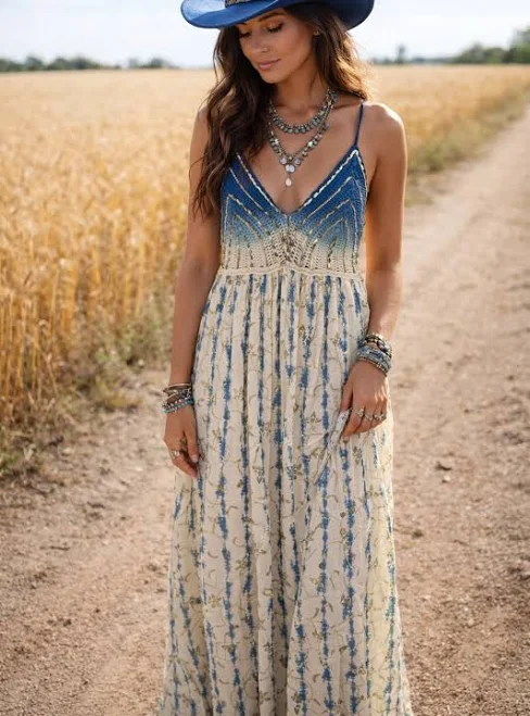 Crochet Maxi Dress