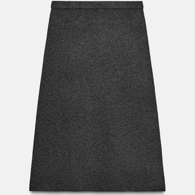 Zara Knit Midi Skirt