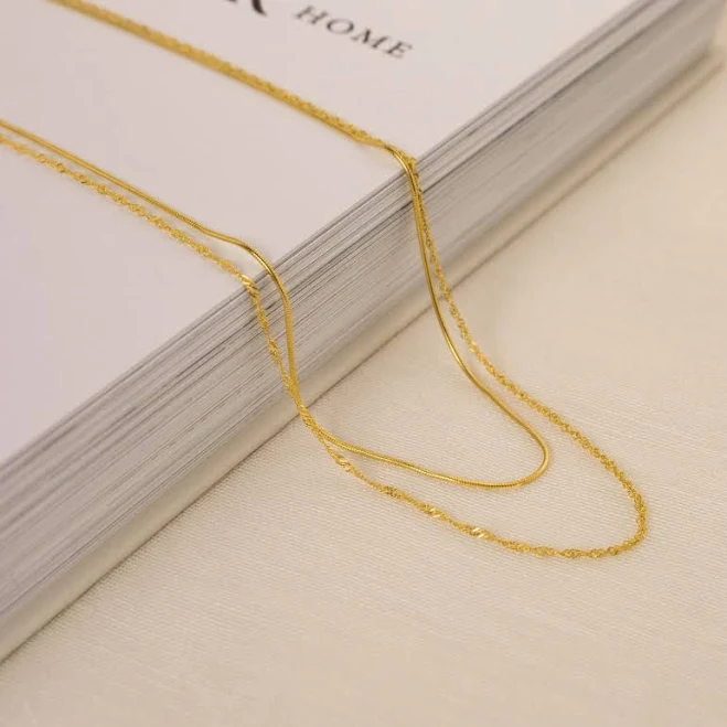 Caitlyn Minimalist Monet Duo Chain