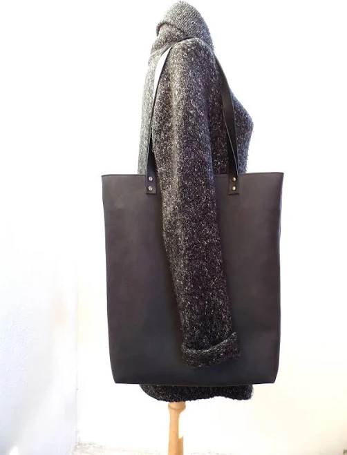 Vegan Leather Tote Bag