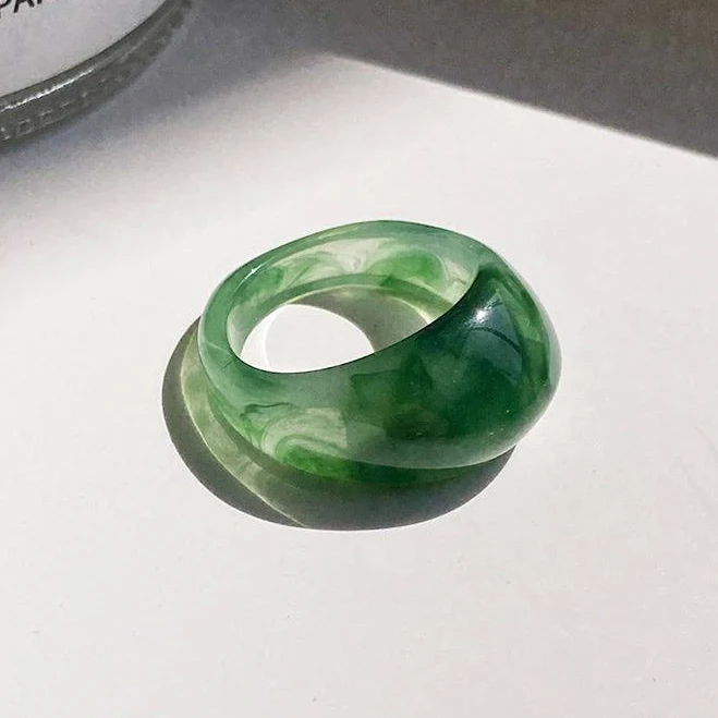Geometric Resin Ring