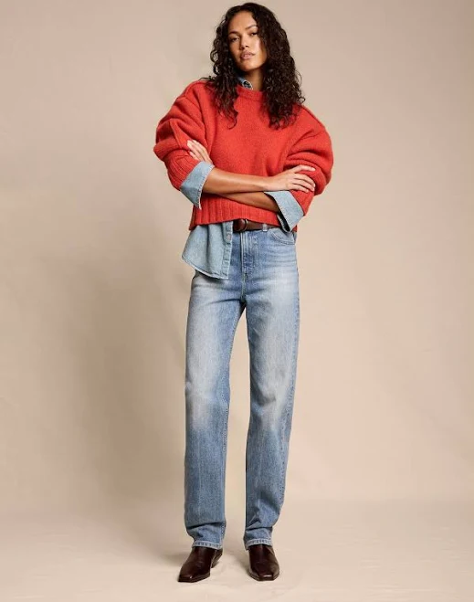 Banana Republic Women's High-Rise 90s Straight Jean