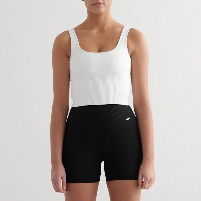 Aim'n Desert Rose Ribbed Seamless Midi Biker Shorts