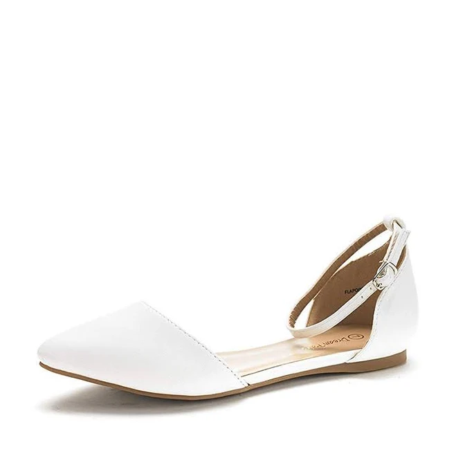 Dream Pairs Ankle Strap Ballerina Flats