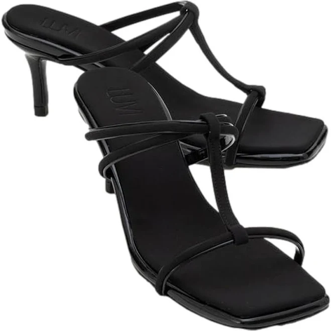 Prologue Women's Mocha Square‐Toe Thin‐Strap Heel Sandals