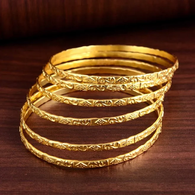 18K Gold Filled Bangle Bracelet