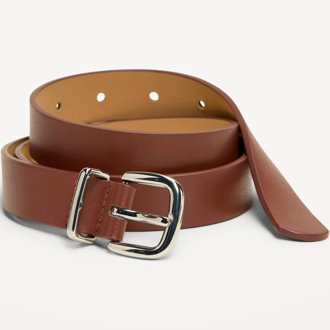 Old Navy Women's Classic Faux-Leather Belt