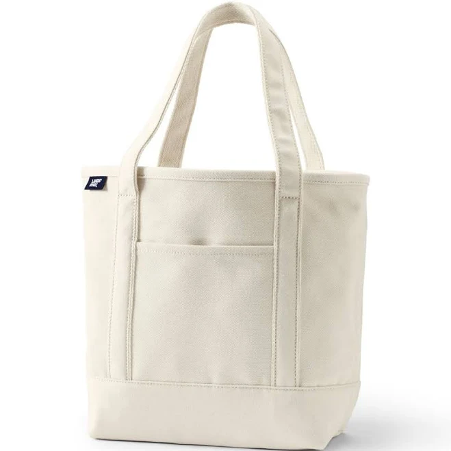 Custom Logo Open Top Canvas Tote Bag