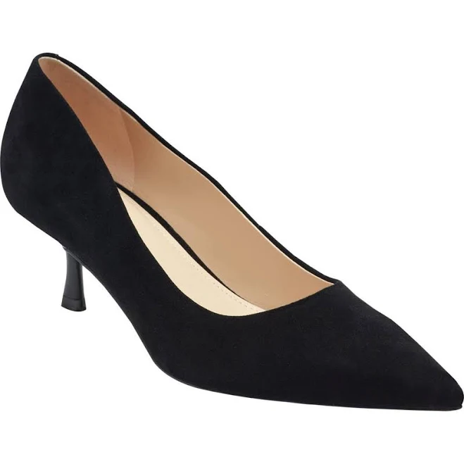 Marc Fisher Women's Calynna Pointed Toe Kitten Heel Pumps