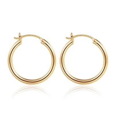 Women's Hypoallergenic Gold Plated Hoop Earrings