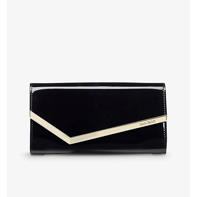 Jimmy Choo Emmie Patent Leather Clutch