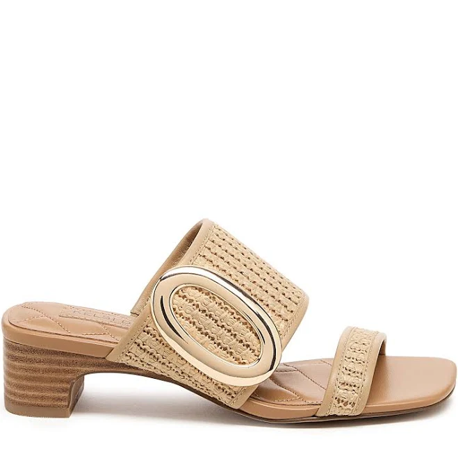 Kelsi Dagger Brooklyn Women's Ava Raffia Block Sandals