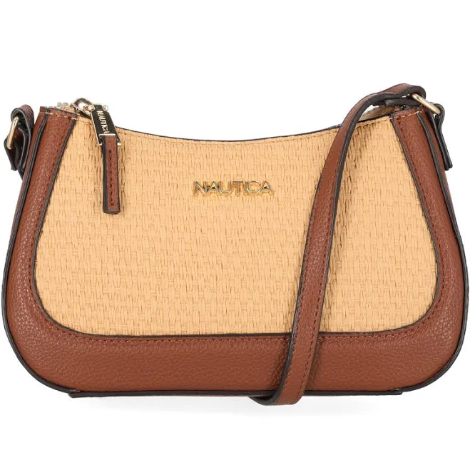 Nautica Women's Straw Crossbody Bag