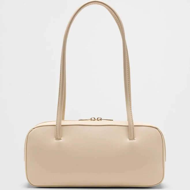 East West Women's Vegan Leather Top Handle Bag