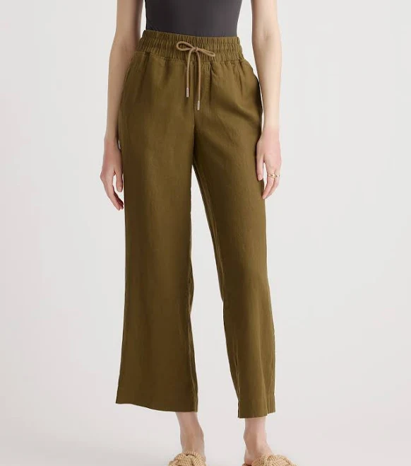 Quince Women's European Linen Wide Leg Pants