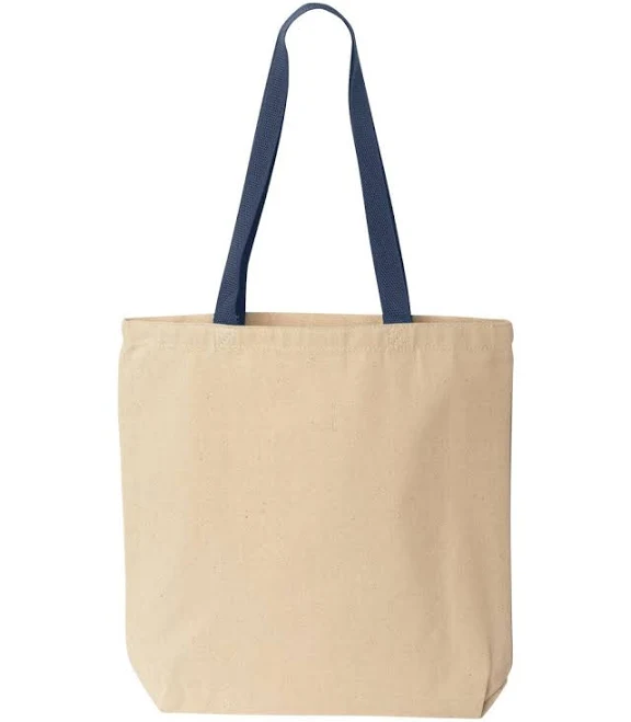 Liberty Bags 8868 Natural Tote with Contrast