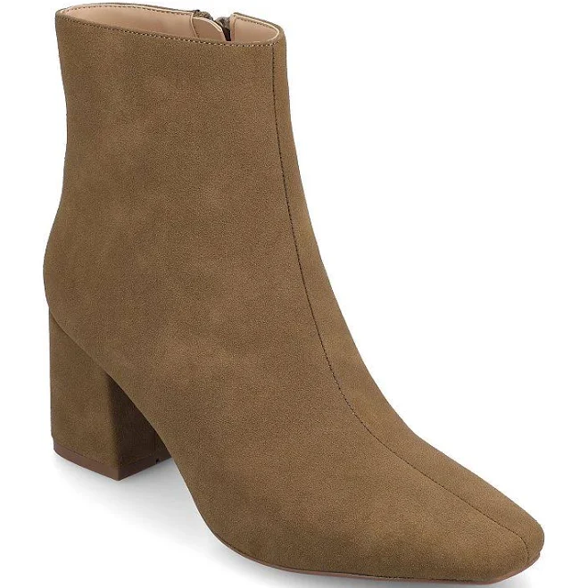 Journee Collection Women's Haylinn Block Heel Booties