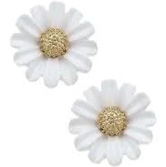 Gerber Daisy Enamel Stud Earrings