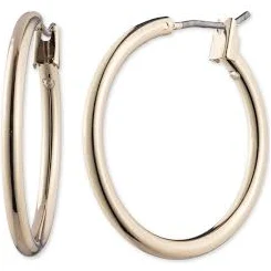Anne Klein 3/4" Gold-Tone Hoop Earrings