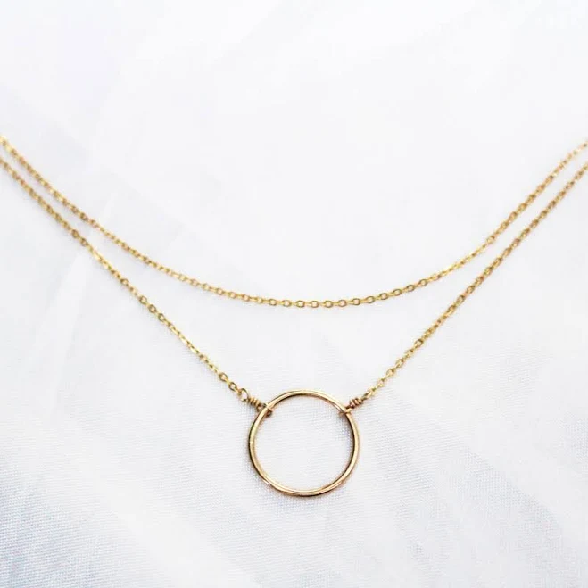 14K Gold Satellite Chain Necklace