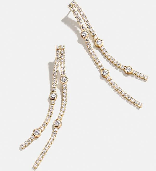 BaubleBar Lyanna 18K Gold Drop Earrings