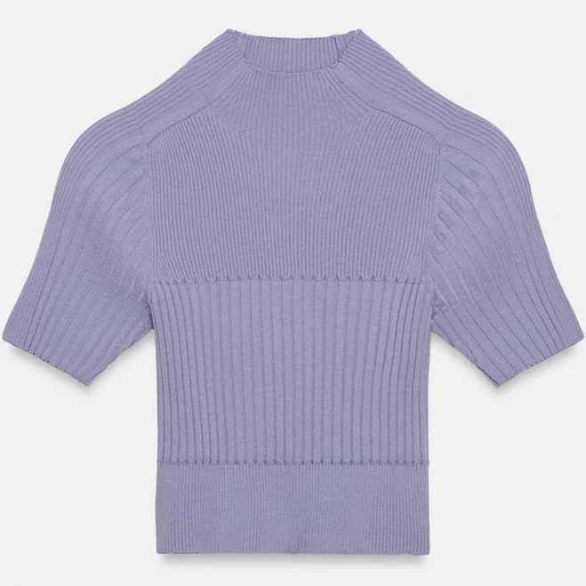 Zara Rib Knit Crop Top