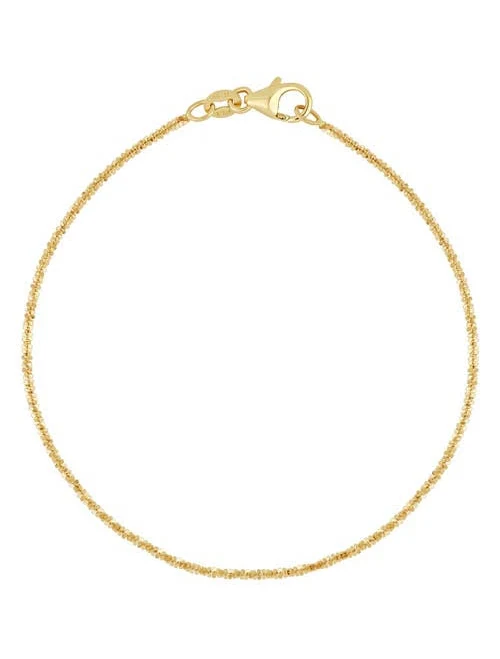 Bony Levy 14K Gold Dainty Beaded Chain Bracelet