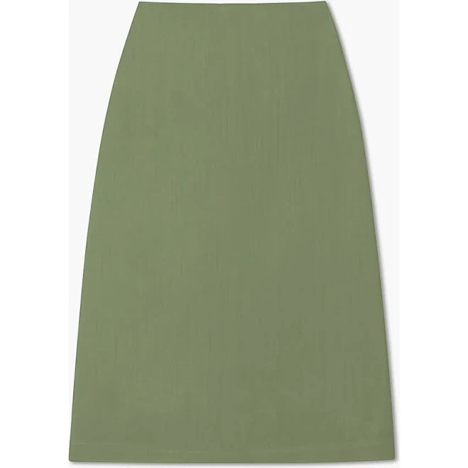 VIR VITA Women's Philippine Maxi Linen Skirt