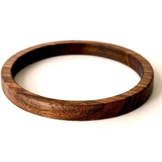 Walnut Wooden Bangle Bracelet