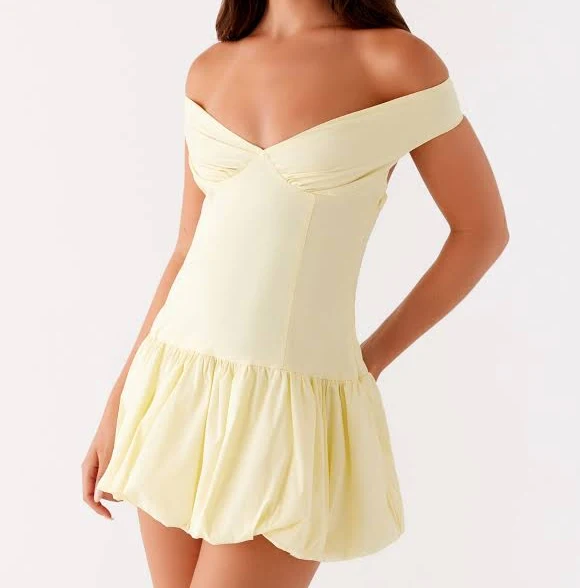 Endless Romance Off Shoulder Mini Dress