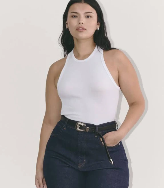Everlane Luxe Rib Racerback Tank Top