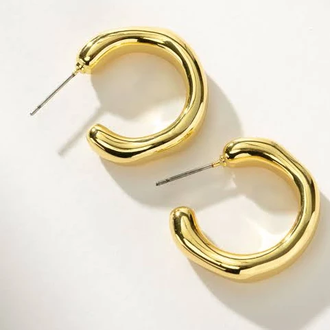 Uncommon James Medium Goals Hoop Earrings