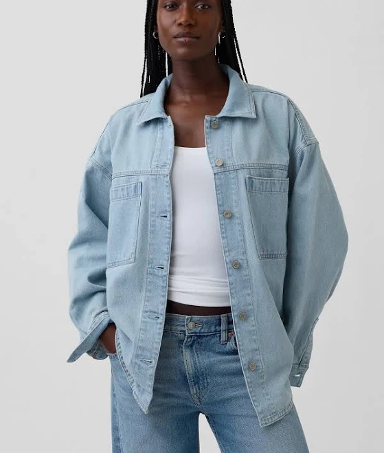 Gap Women's Oversized Denim Shirt Jacket
