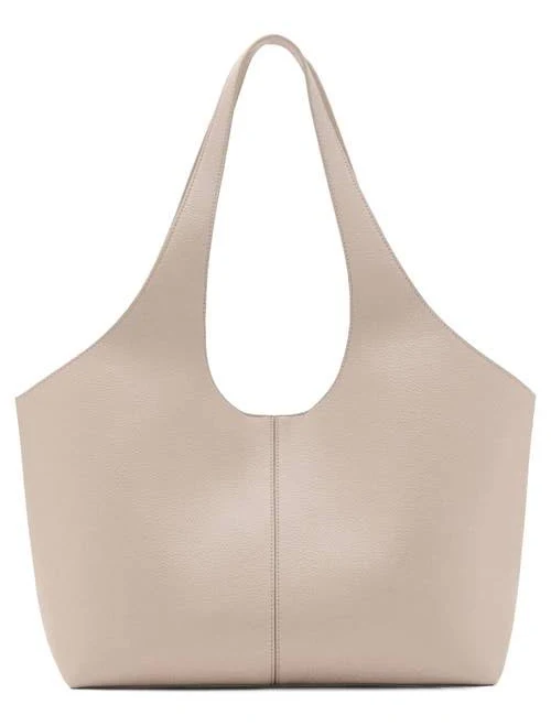 MANGO Women's Large Faux Leather Tote