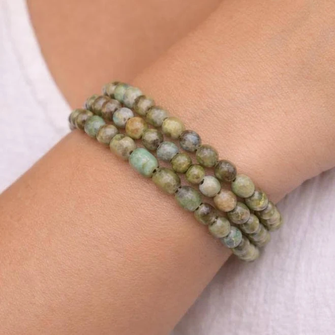 Minimal Boho Stretch Beaded Bracelet Stack